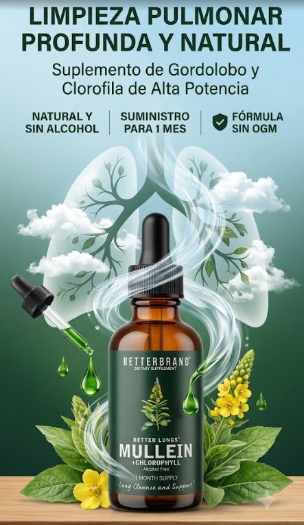MULLEIN DETOX PULMONAR GOTAS GORDOLOBO
