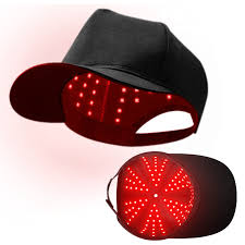 Gorra con luz roja